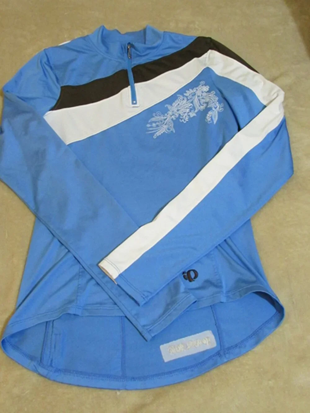 Pearl Izumi Women's Quarter Zip Long Sleeve Cycling Jersey Size Small (A)